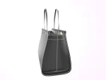 Black Leather Handbag - Image 2