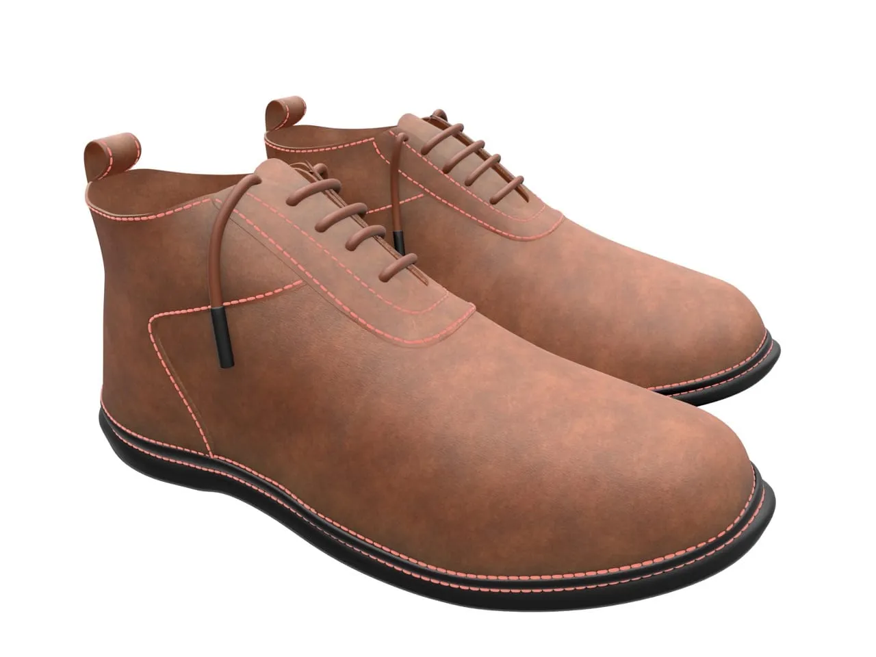 Brown Men Smart Boots