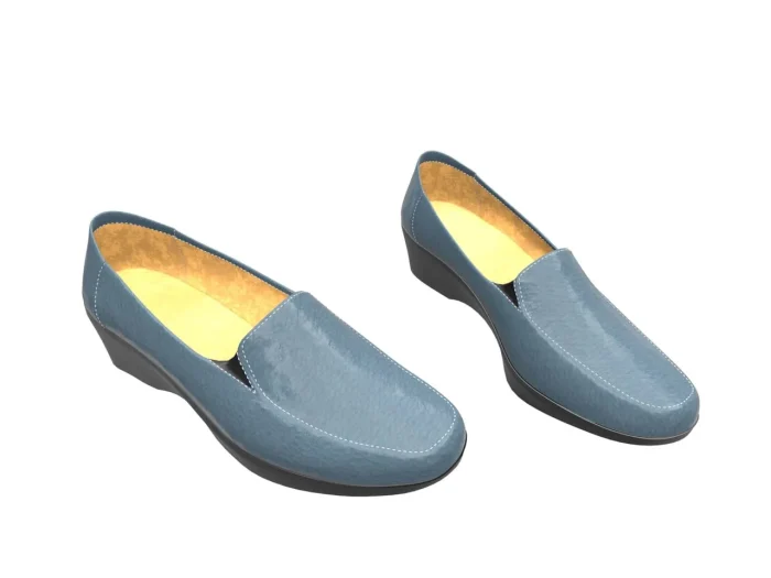Blue Women Moccasins - Image 3