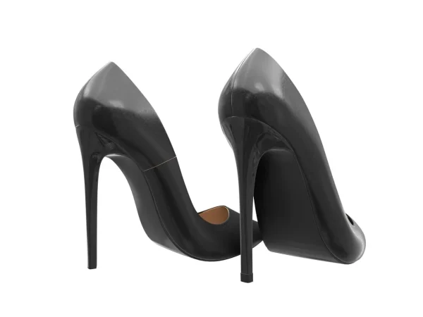 Black Elegant High Heels - Image 4