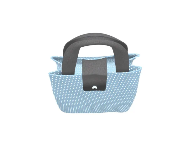 Dotted Blue Lunch Bag - Image 4