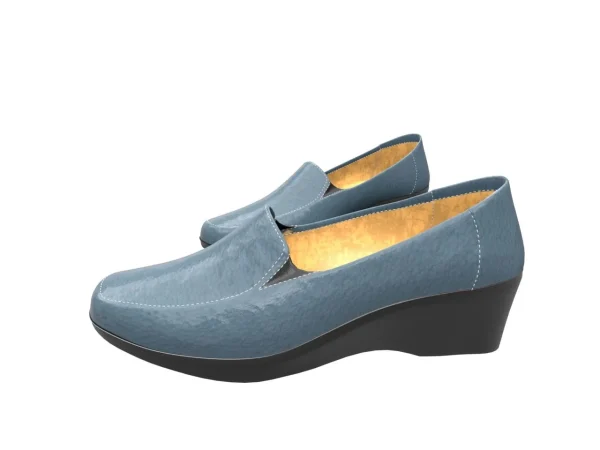 Blue Women Moccasins - Image 2