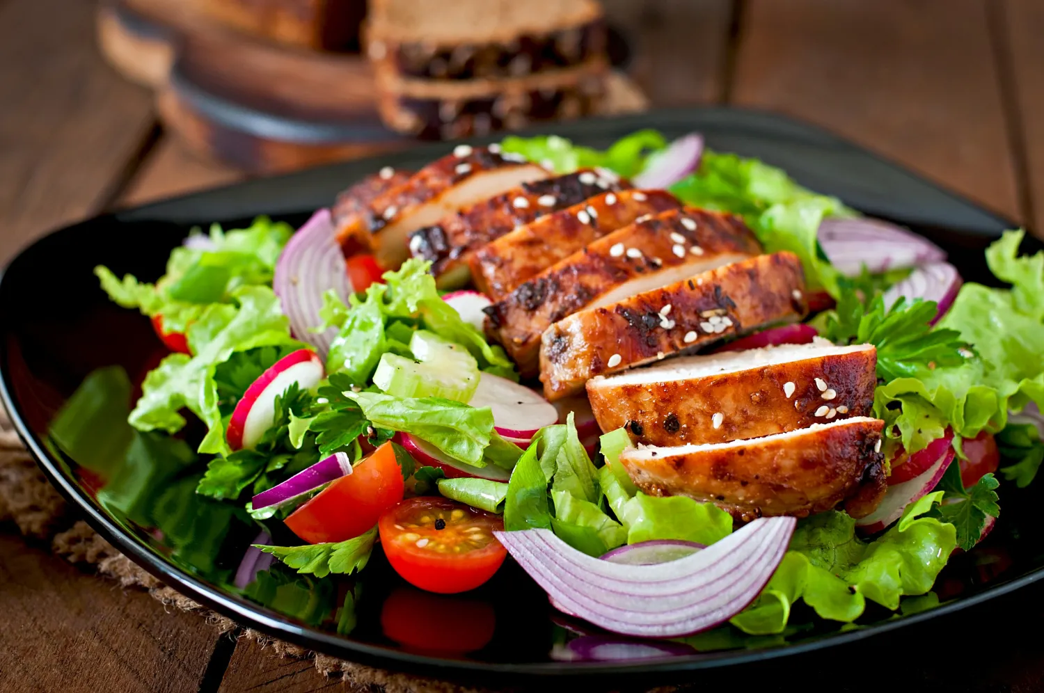 Grilled Chicken Breast Salad